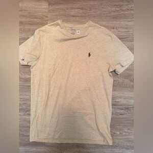 Polo by Ralph Lauren Men's Crewneck T-Shirt in Light Beige